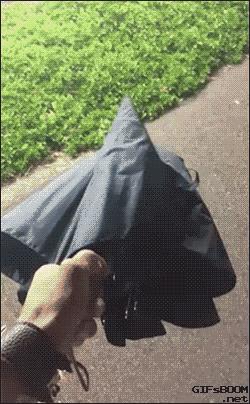 Bardzo przydatny parasol