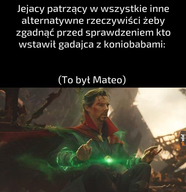 Patrząc na pogadajce Pomrocznego to czuję w nich jego aure