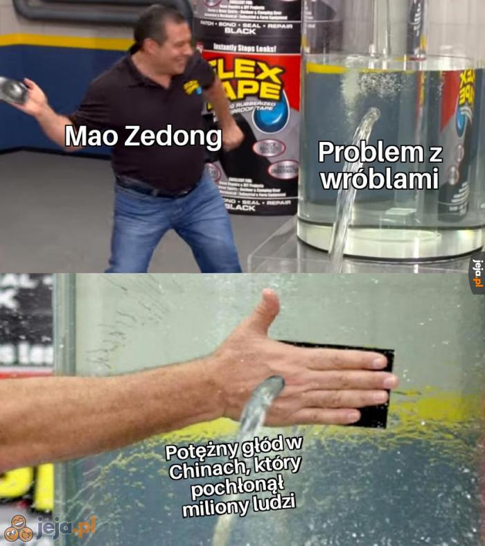 Należy mu się nagroda za próbowanie
