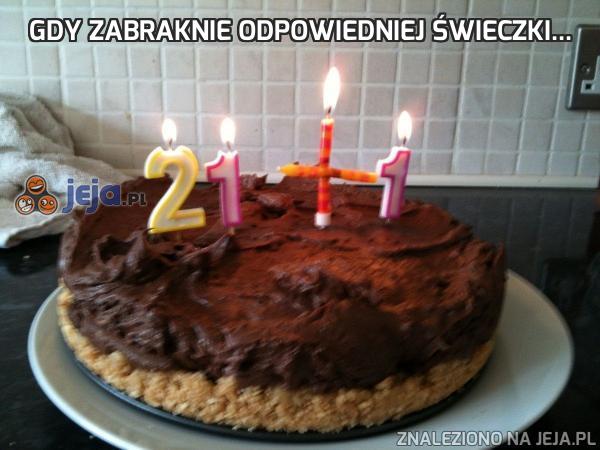 Gdy zabraknie odpowiedniej świeczki...