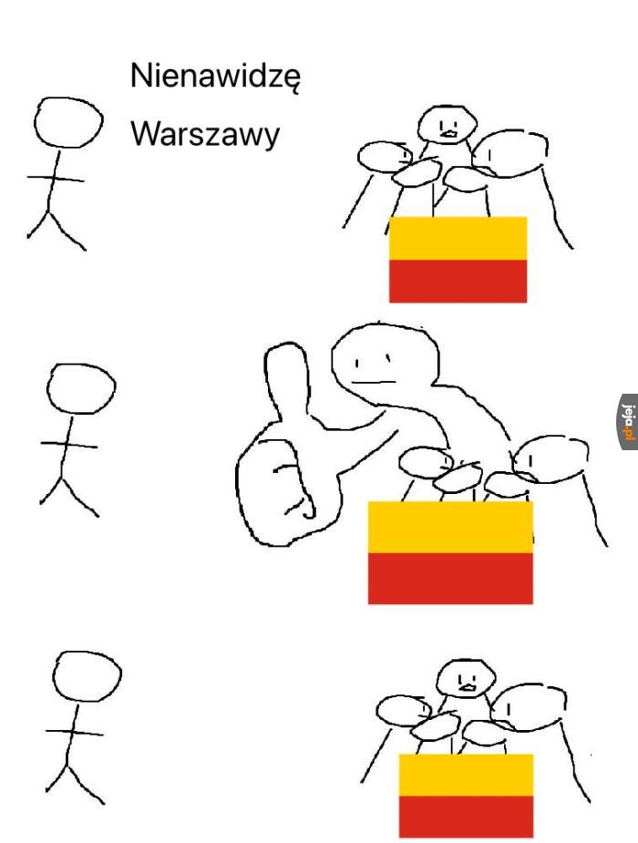 Dla niektórych osób spoza stolicy to już obsesja