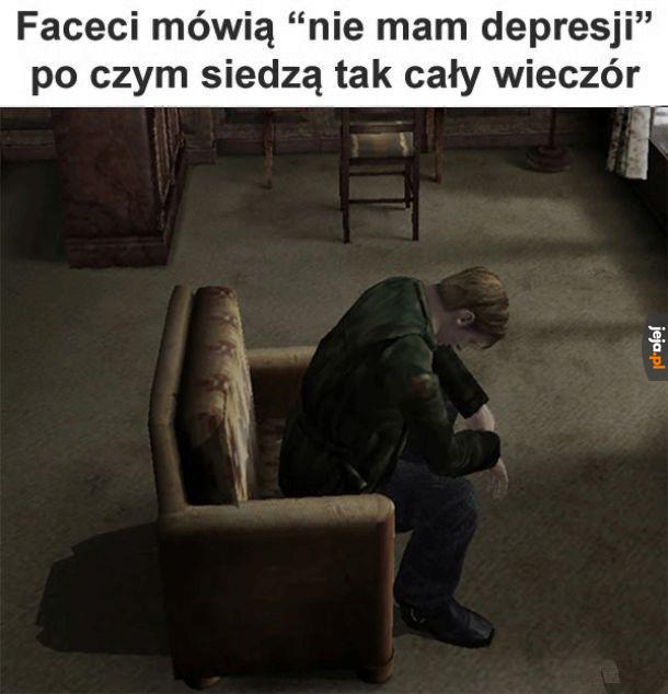 Ani śladu depresji