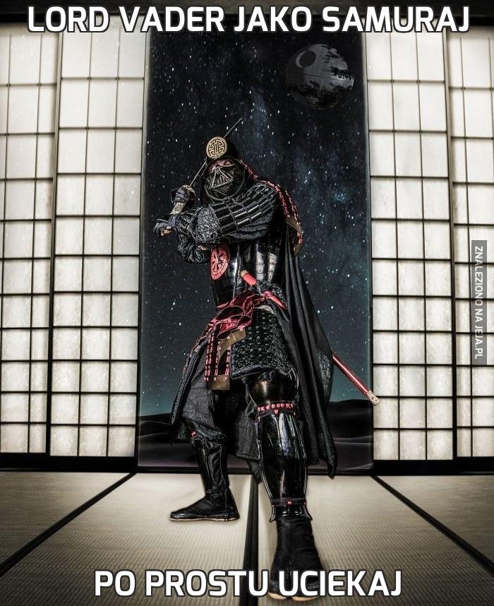 Lord Vader jako samuraj