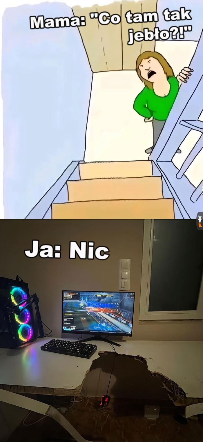 Zdenerwowałem się trochę