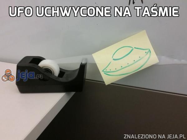 UFO uchwycone na taśmie