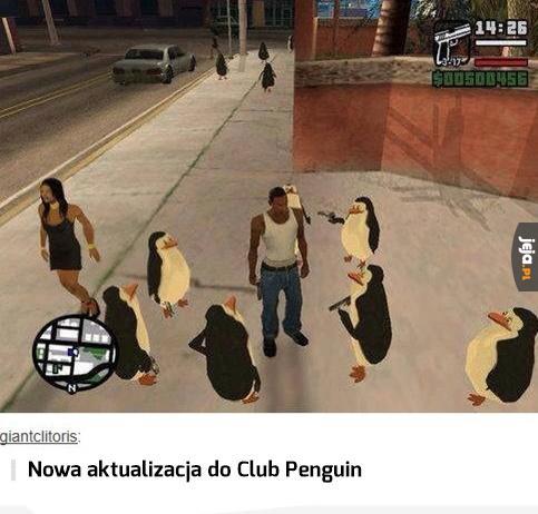 Nowy update do Club Penguin