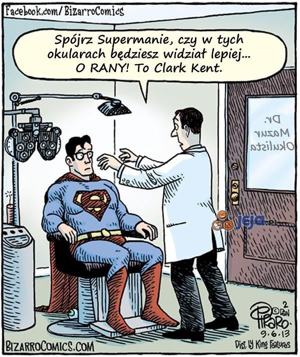 Superman u okulisty