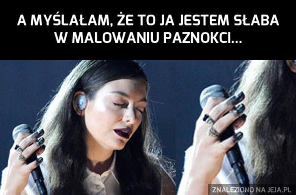 Manicure nie jest moją mocną stroną