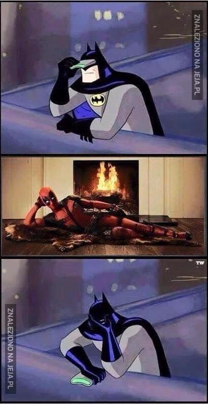Batman zażenowany kolegą