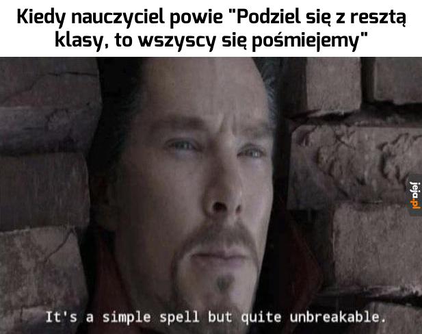 Tego zaklęcia uczą na kursach dla nauczycieli, serio