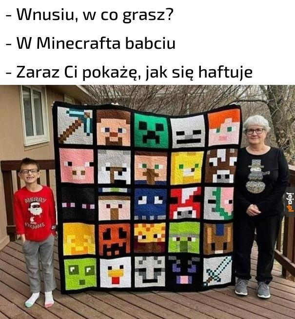 Babcia trochę niedosłyszy, ale jest kochana