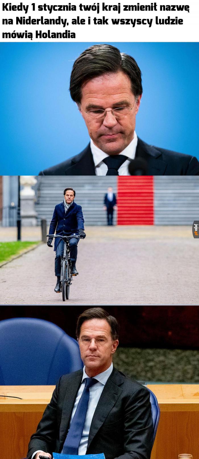 Na zdjęciach Mark Rutte, premier TEGO PAŃSTWA