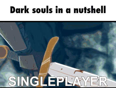 Typowa walka w Dark Souls