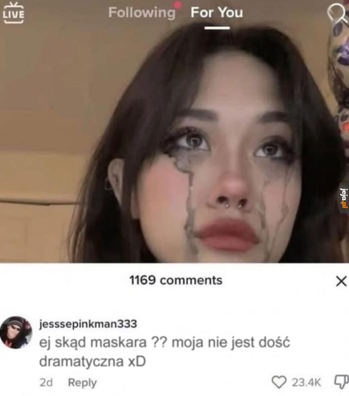 Idealna do płaczu