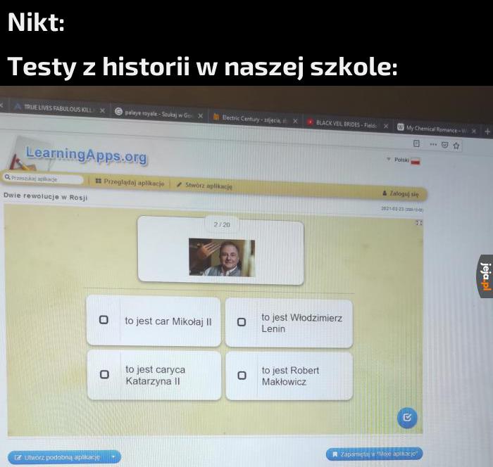 I takie testy to ja rozumiem
