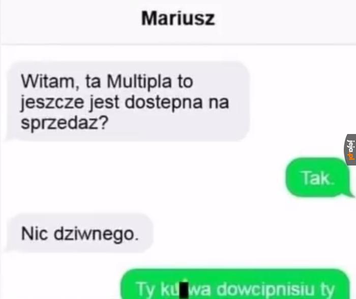 Certyfikowany Mariusz moment