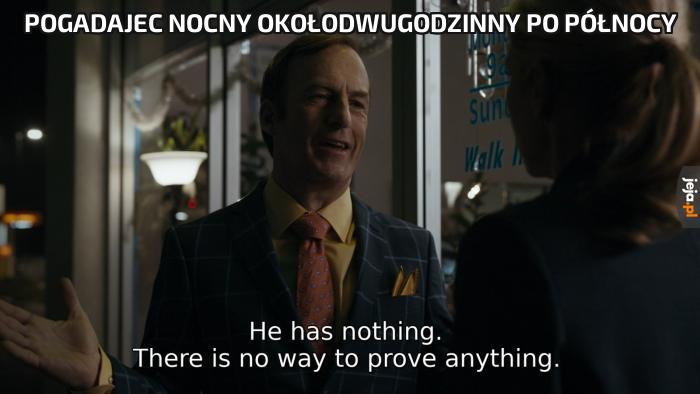 Pogadajec nocny okołodwugodzinny po północy