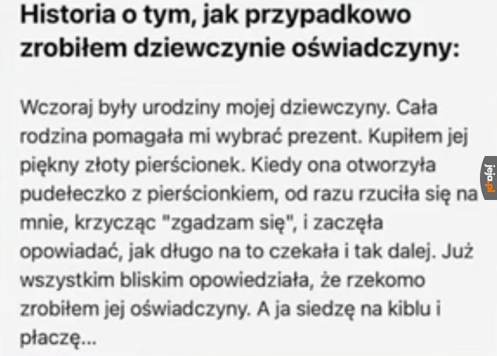 Lepiej przemyśleć prezent