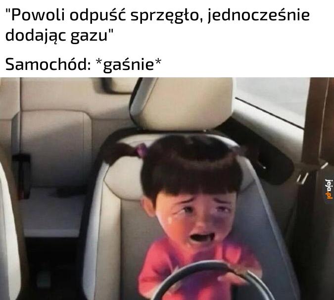 Ruszanie wydaje się niewykonalne na początku i oczywiste, gdy już je opanujesz