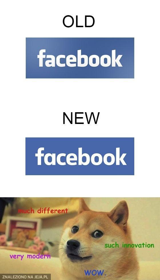 Facebook taki zmieniony, wow