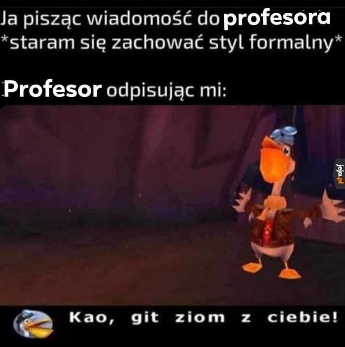 No po prostu profesor