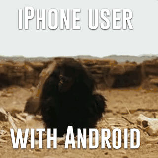 Gdy użytkownik iPhone'a dorwie się do Androida