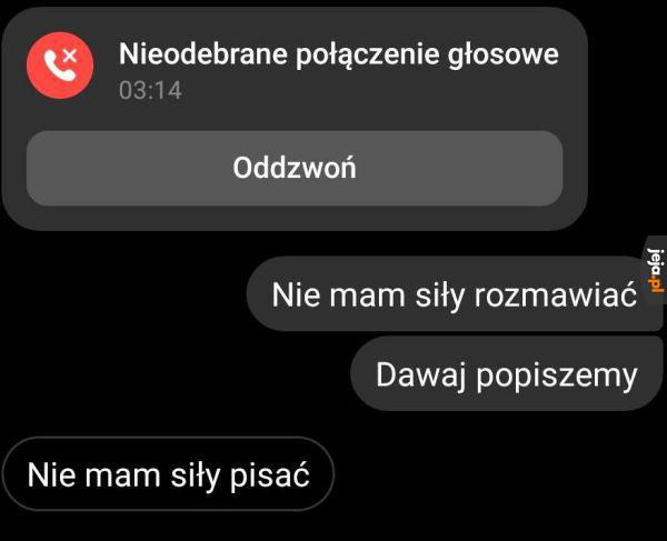 I taka to rozmowa