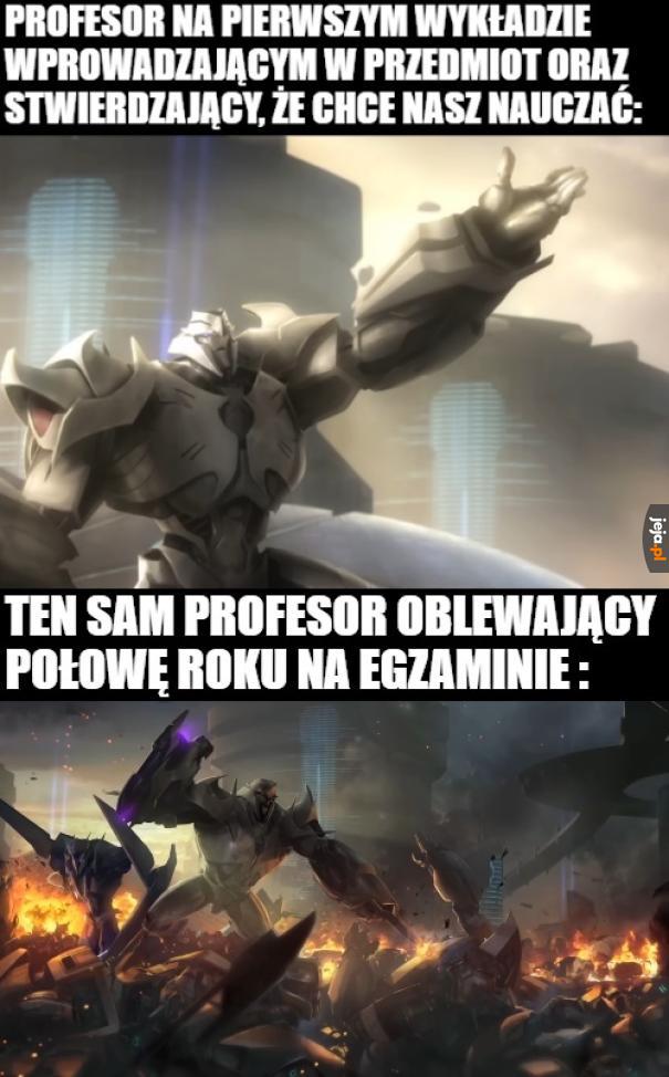 Statystycznie zawsze się pojawi taki, który chce tylko "selekcji"