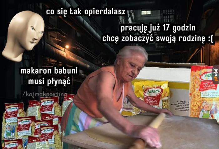 Wyzysk babci trwa
