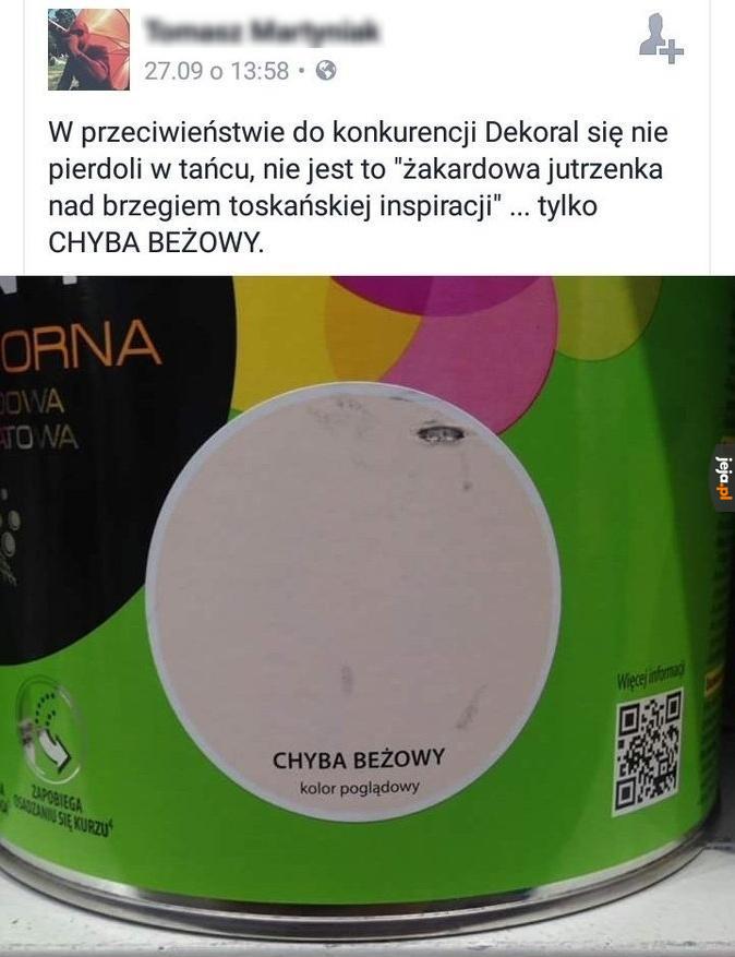 Farba dla prawdziwych mężczyzn