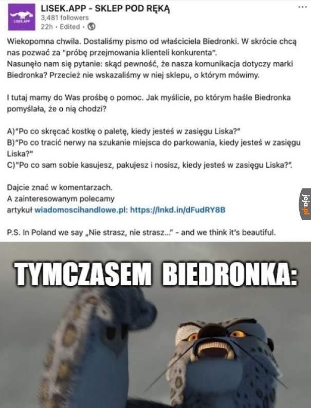 Nie widzę problemu, palety mi zasłaniają