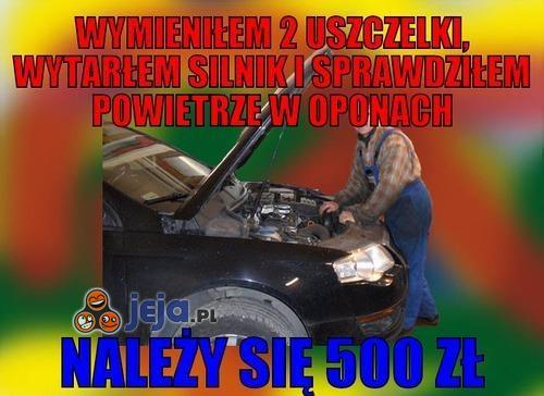Jak to z mechanikami bywa...