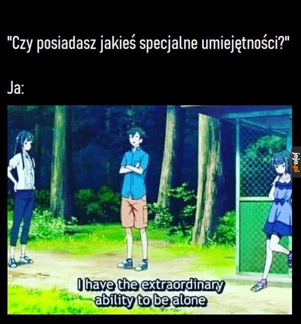 Specjalne umiejętności