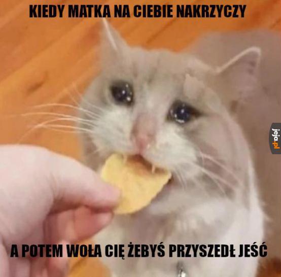 Smutny posiłek