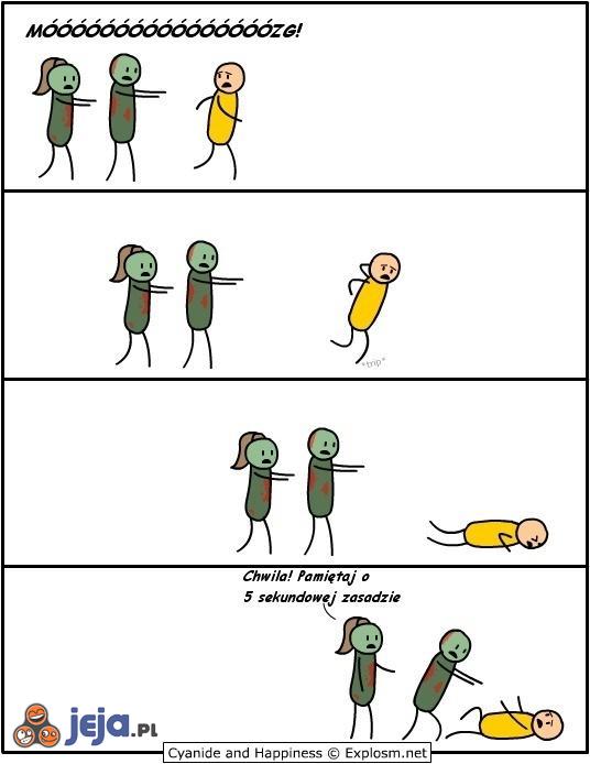 Nawet zombie dbają o higienę
