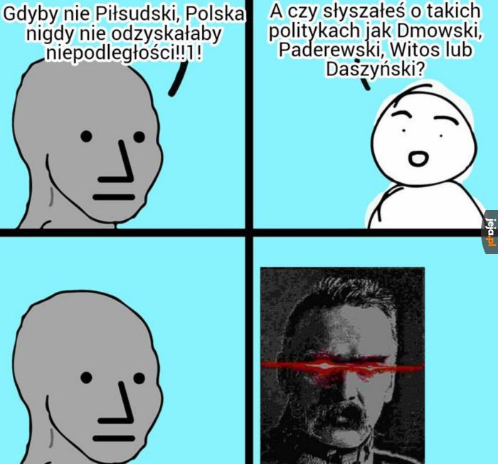 I tak Piłsudski to gigachad