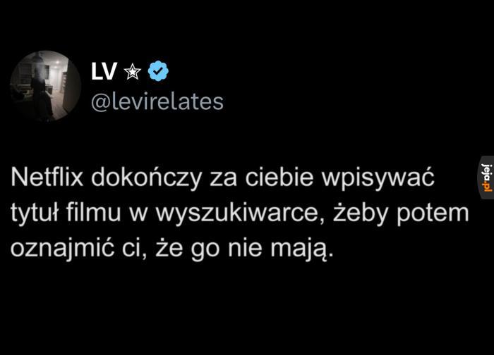 Mają bardzo dużą bazę filmów w wyszukiwarce