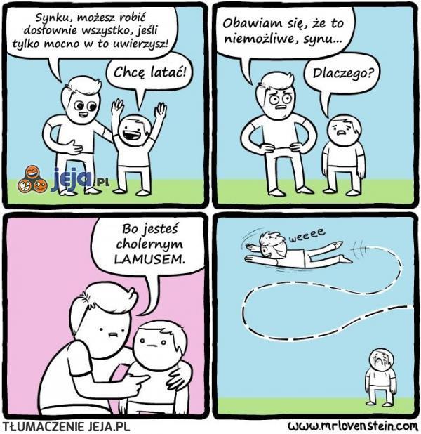 Teraz to już nigdy nie polata...
