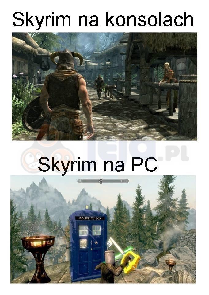 Skyrim na konsolach i PC