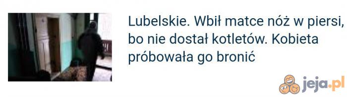 Ofiara z nożem w piersiach to taki sobie obrońca