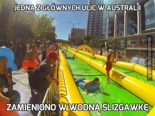 Jedną z głównych ulic w Australii