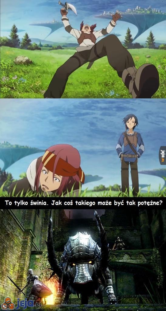 Typowy noob w Dark Souls