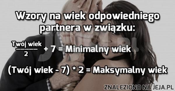 Oblicz idealny wiek Twojego partnera