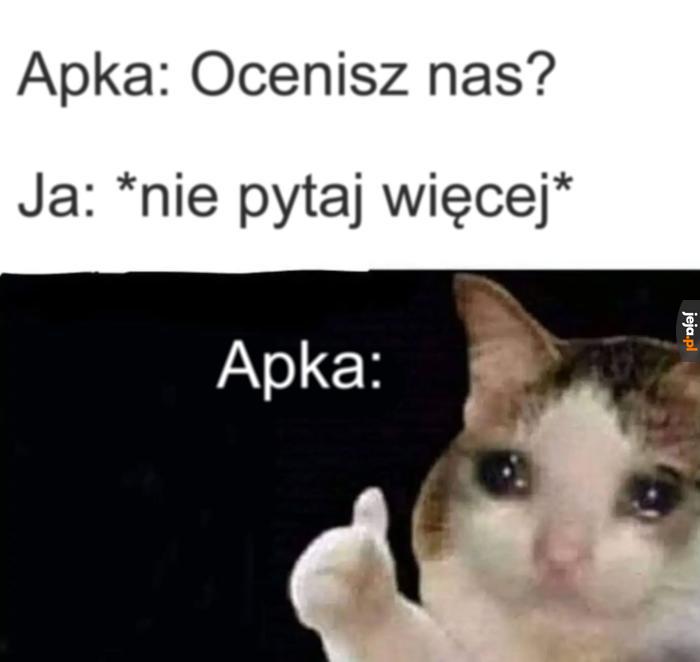 Nie to nie :(