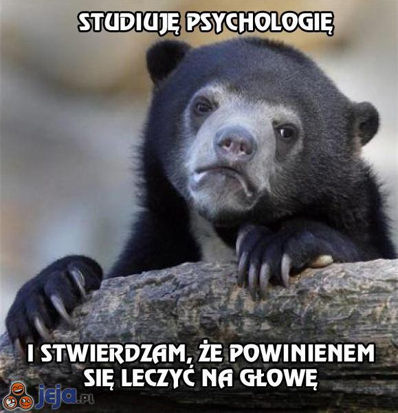Smutna prawda o studiowaniu psychologii