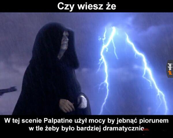 To była improwizacja ze strony aktora