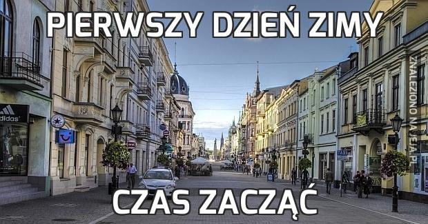 Pierwszy dzień zimy