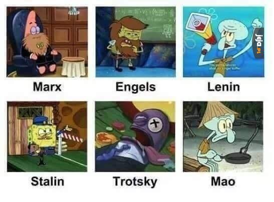 Komuniści według Spongeboba
