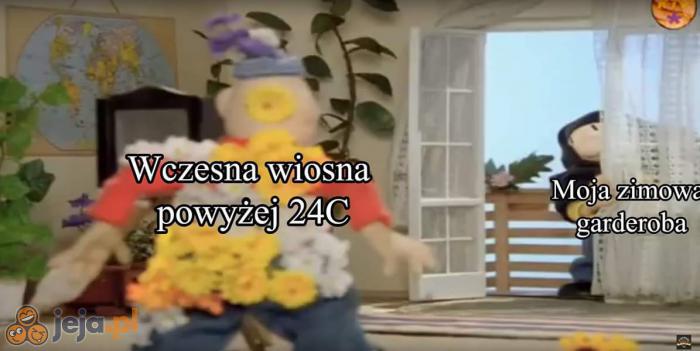 Tym razem wyjątkowo nie zima, a wiosna zaskoczyła Polaków