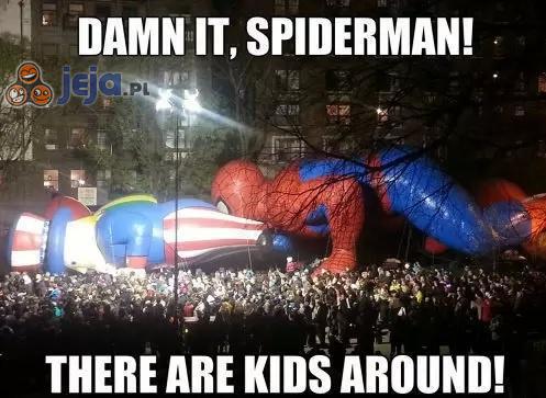 Spiderman, tu są dzieci!